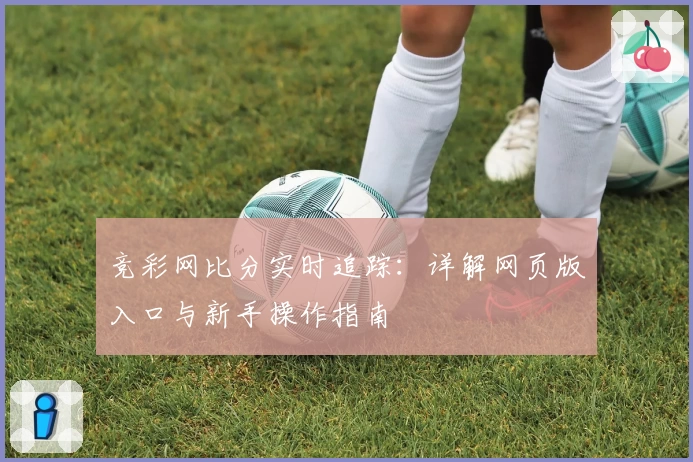 竞彩网比分实时追踪:详解网页版入口与新手操作指南