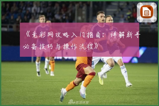 《竞彩网攻略入门指南：详解新手必备技巧与操作流程》